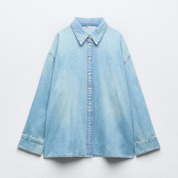 DENIM SHIRT - Picture 1 of 6